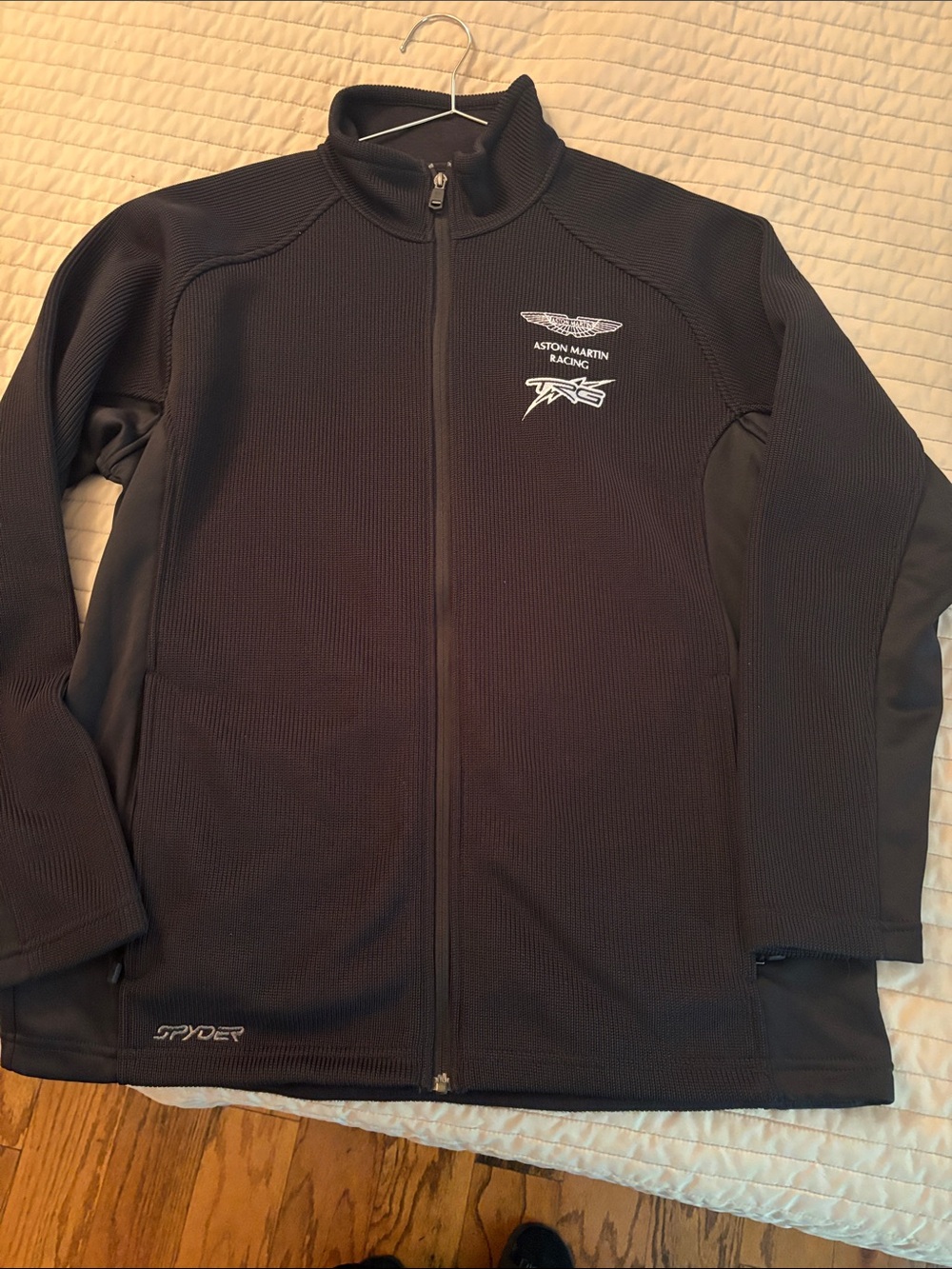 Spyder Black Aston Martin Racing Full-Zip Lightweight Jacket
